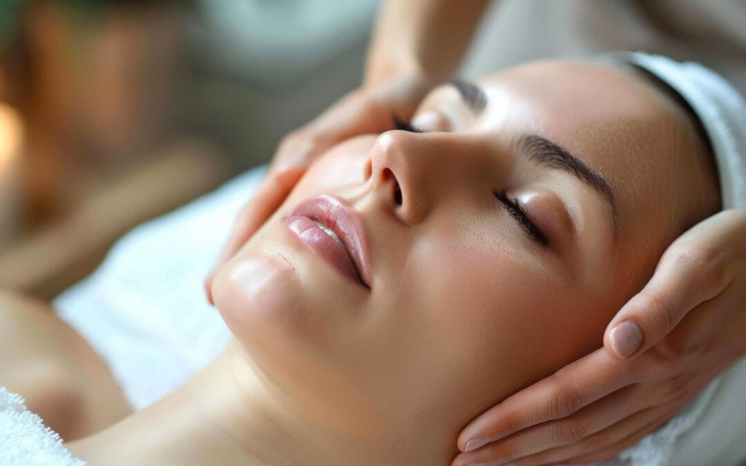 Femme-recevant-un-soin-du-visage soins de la peau